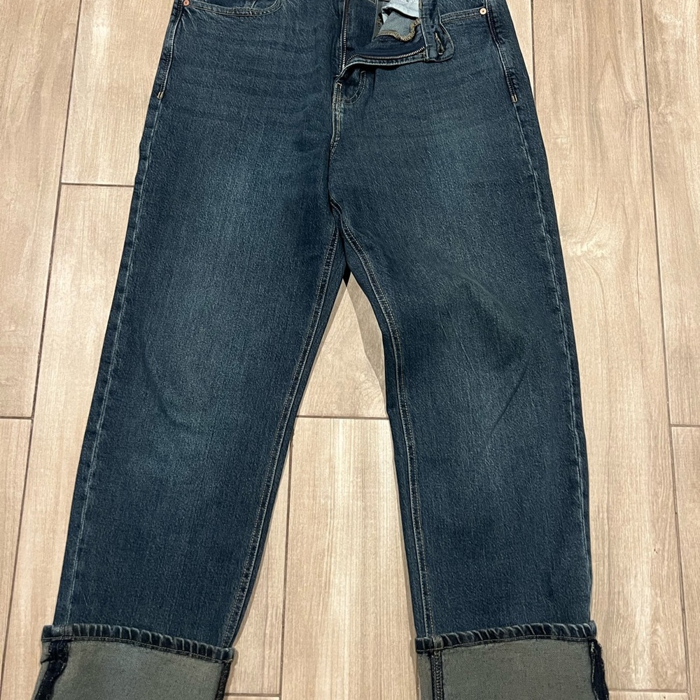 Woman Blue Jeans